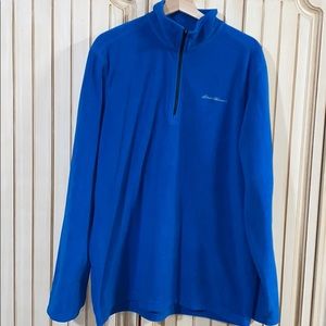 Eddie Bauer Blue Lightweight Fleece Jacket (TL)